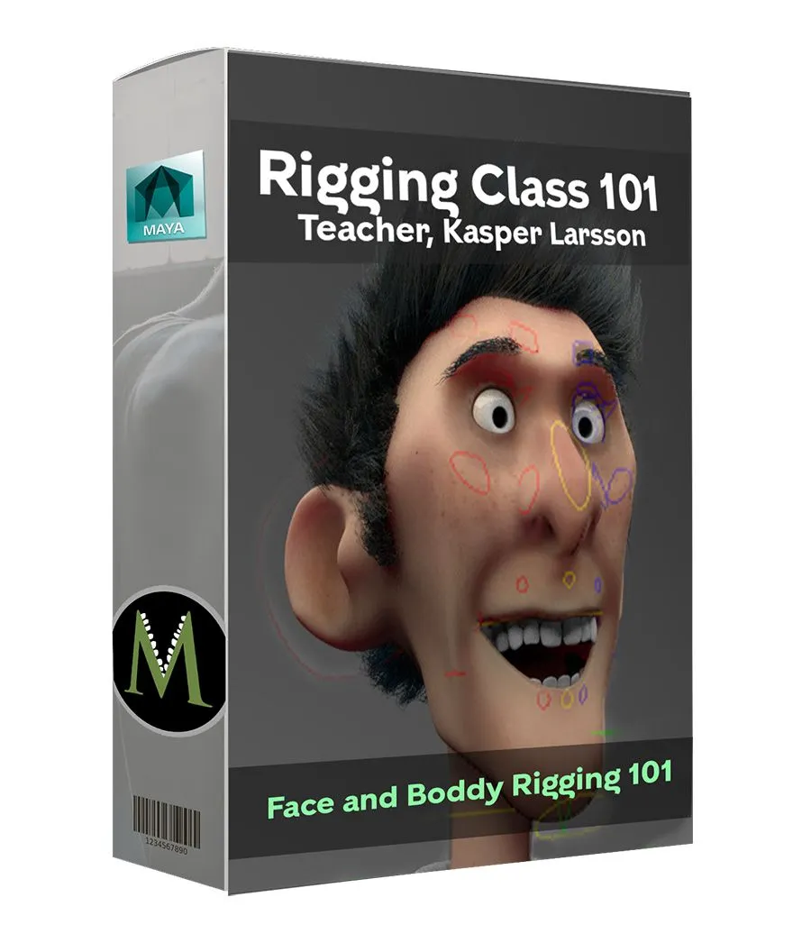 Maya角色骨骼动画丹麦工作室课程视频教程