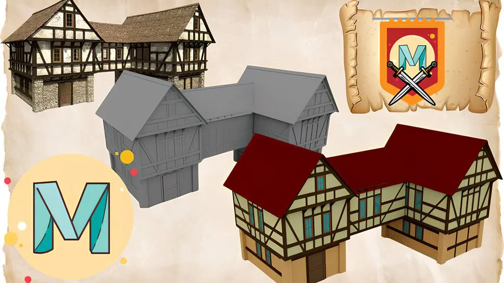 Maya中世纪房屋建筑建模实例训练视频教程 3D Medieval Architecture Modelling using Autodesk Maya