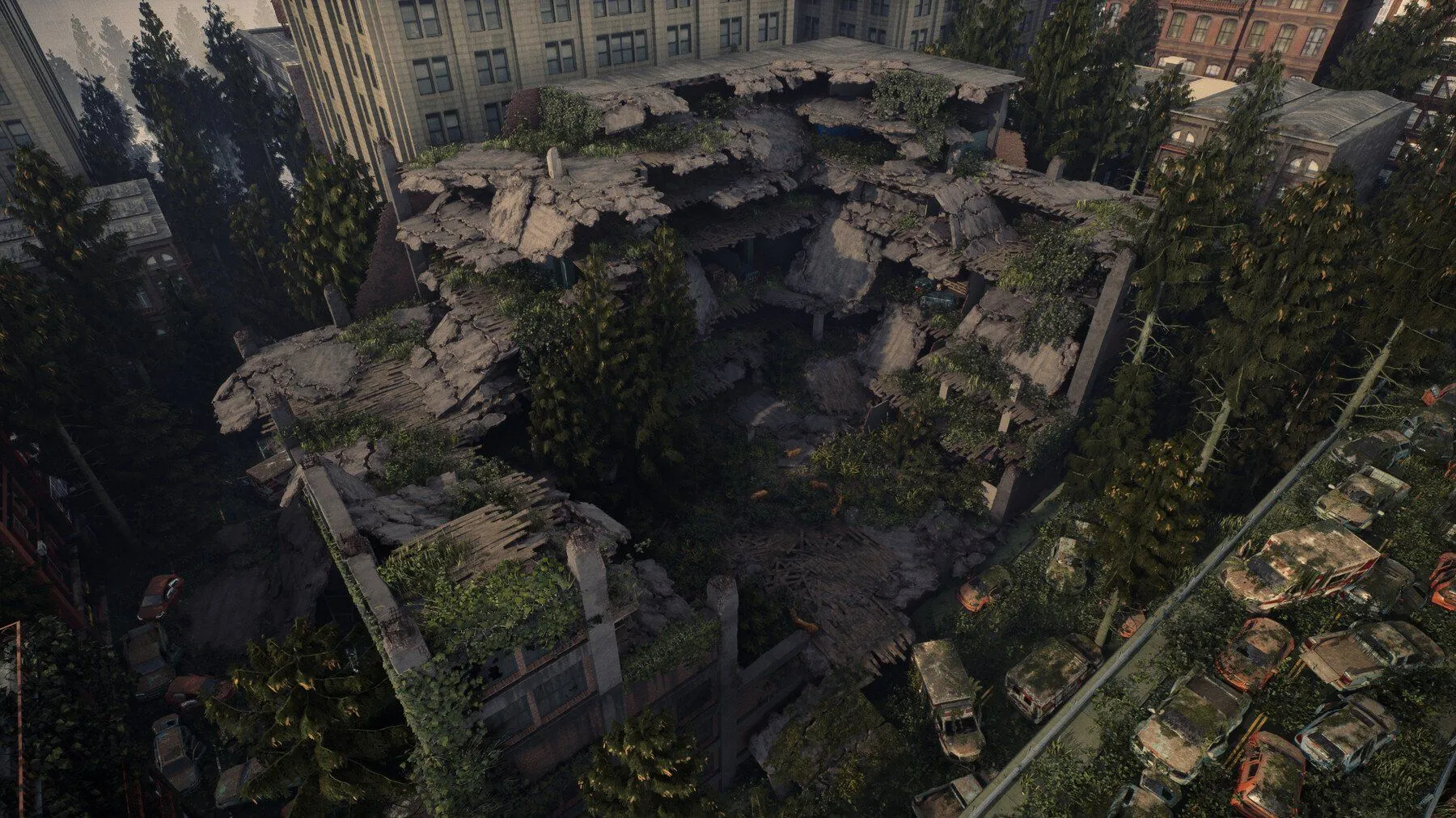 3DsMax与UE5破损衰败城市游戏环境场景制作视频教程 中文字幕