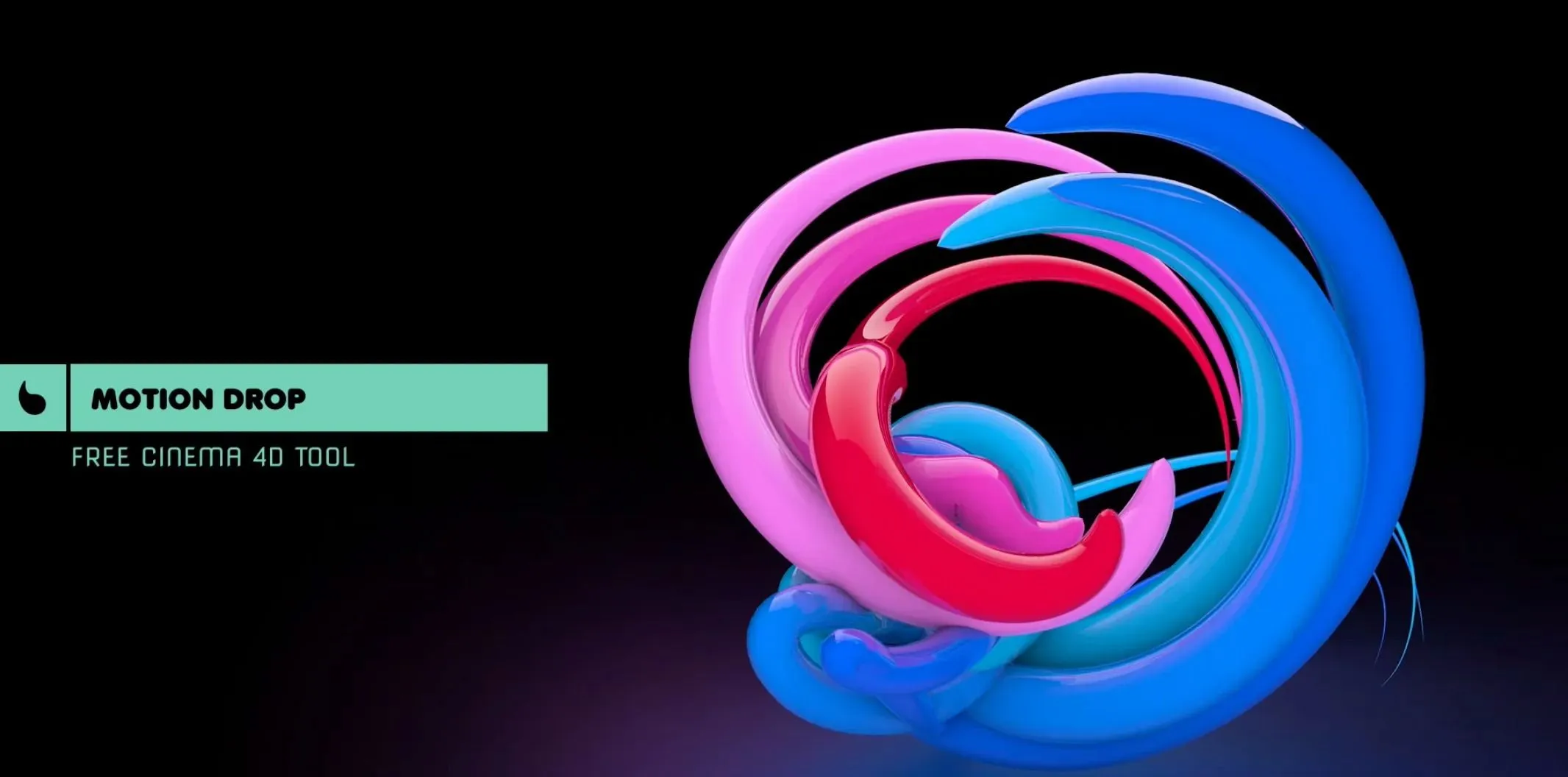 C4D拖尾动画视频教程 How to use Motion Drop Cinema 4D Tutorial