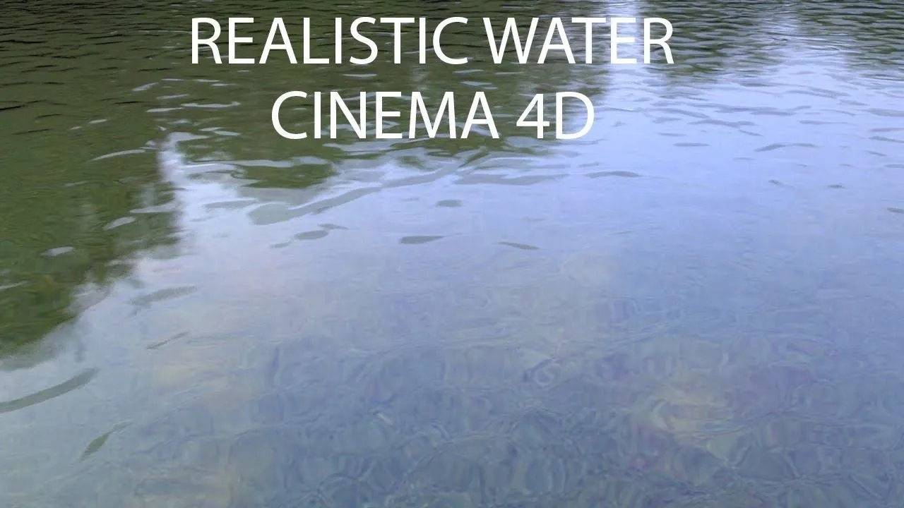 C4D制作水材质视频教程 How To Make Realistic Water Cinema 4D Tutorial