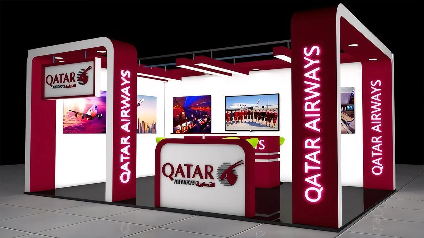 C4D展馆展厅建模材质渲染视频教程Exhibition Stall 3D Modeling Cinema 4D Tutorial