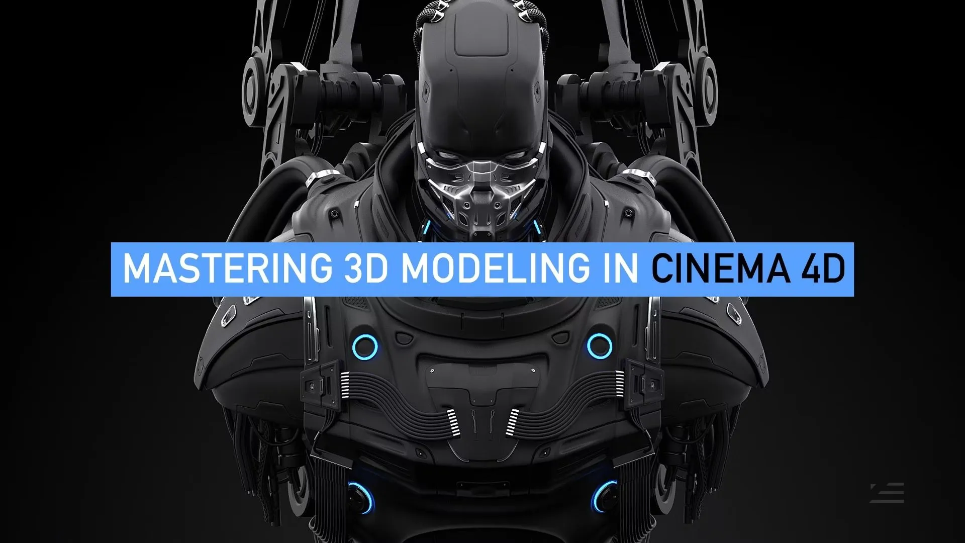 C4D超精美概念机甲人建模制作大师级训练视频教程
