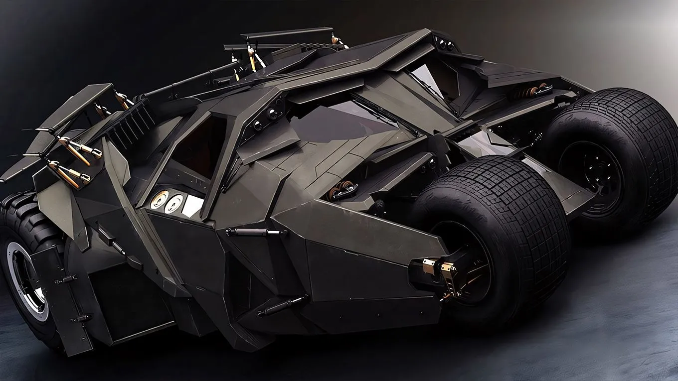 C4D蝙蝠战车建模视频教程