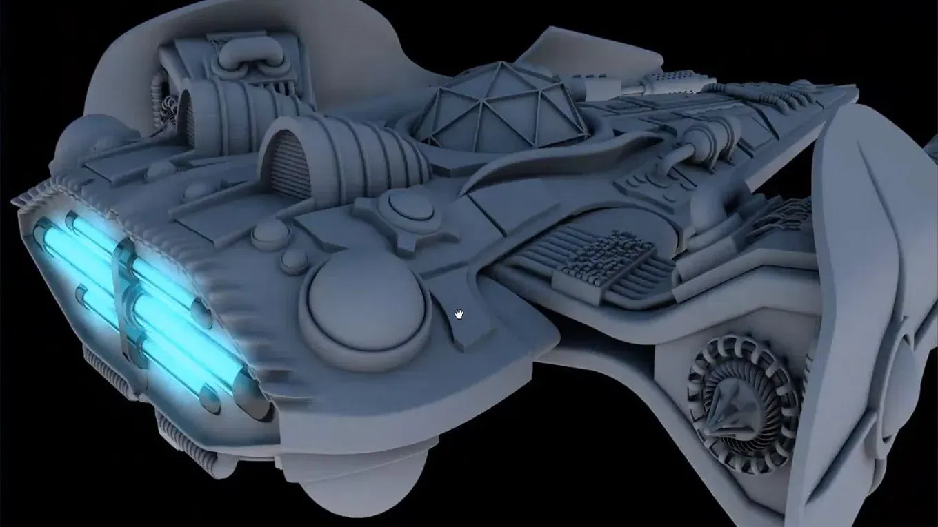 小炮艇速度建模艺术C4D视频教程