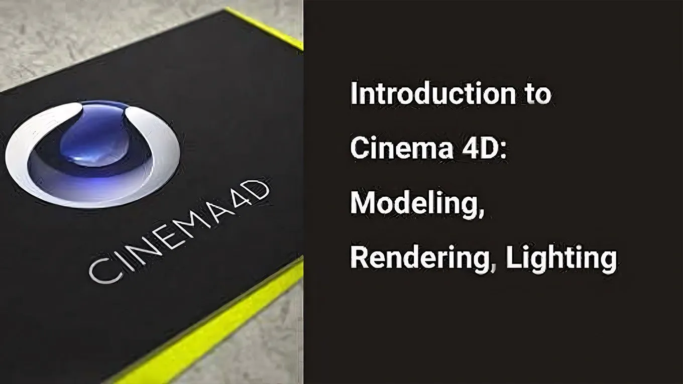 C4D界面建模渲染照明初学者入门训练视频教程
