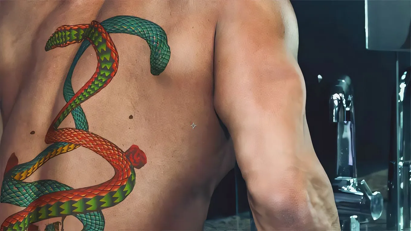 C4D三维纹身特效制作视频教程