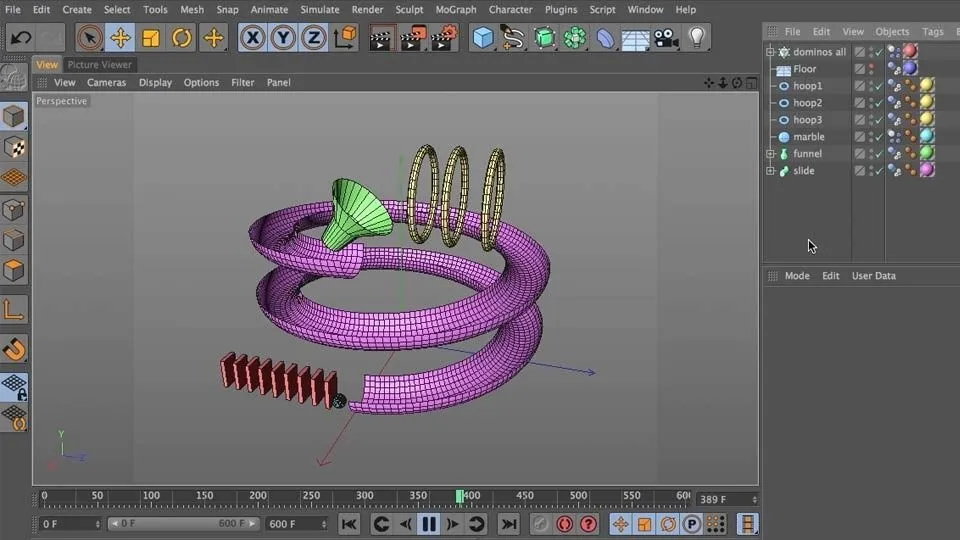 C4D动画物理运动技术视频教程 Dynamics in CINEMA 4D