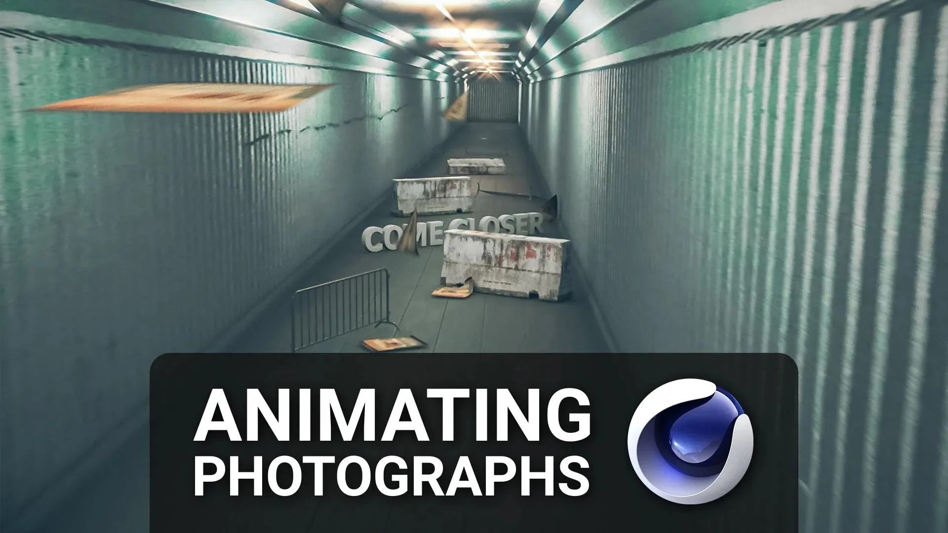 C4D把静帧图像制作成复杂动画场景训练视频教程 Animating Photographs With Cinema 4D