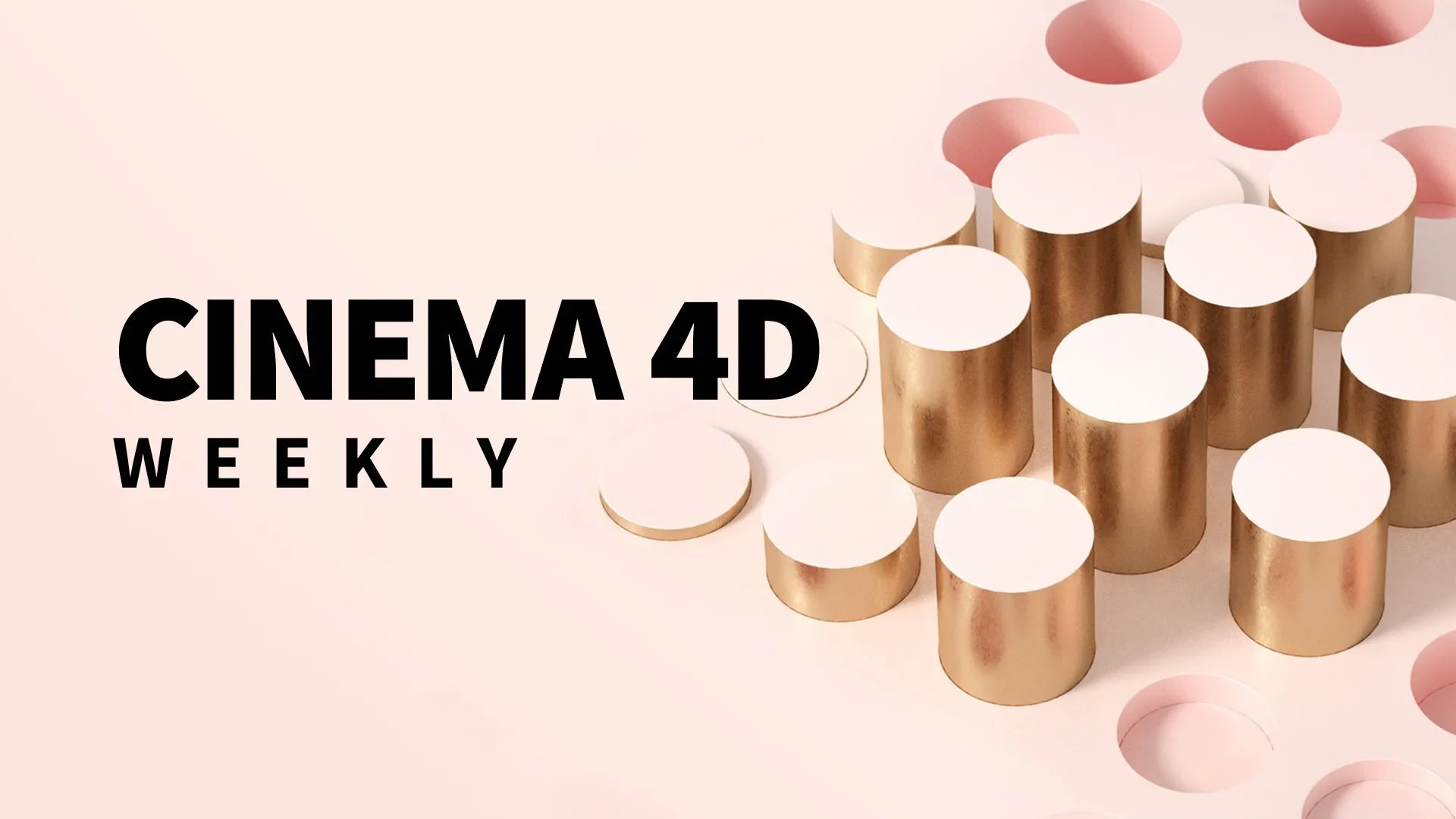 C4D大师级全实例MG动态图形动画艺术制作视频教程 Cinema 4D Weekly