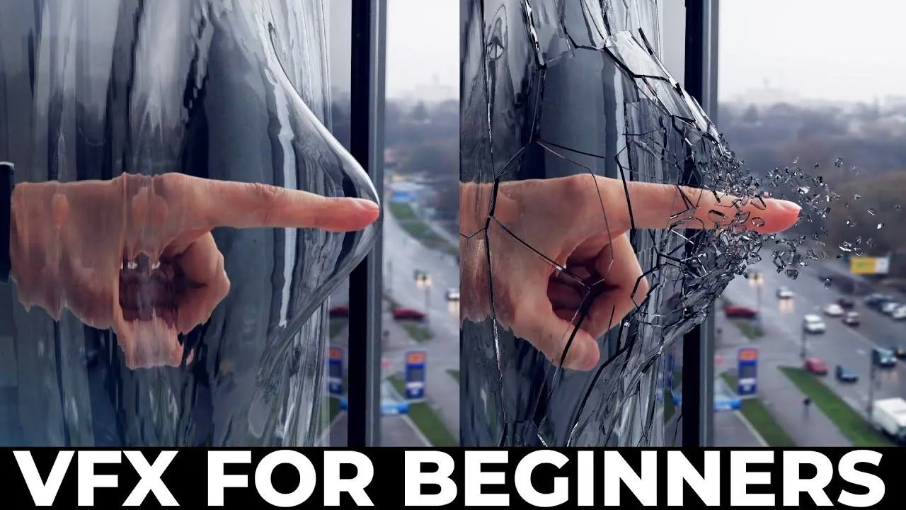 Cinema 4D手指破碎玻璃特效实例制作视频教程