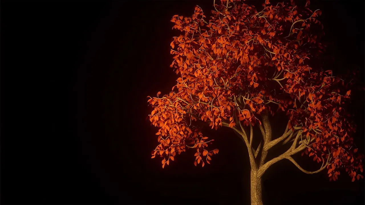 C4D与Octane逼真自然树场景实例制作视频教程 How to make an Easy Realistic Nature Tree Scene in Cinema 4D Octane