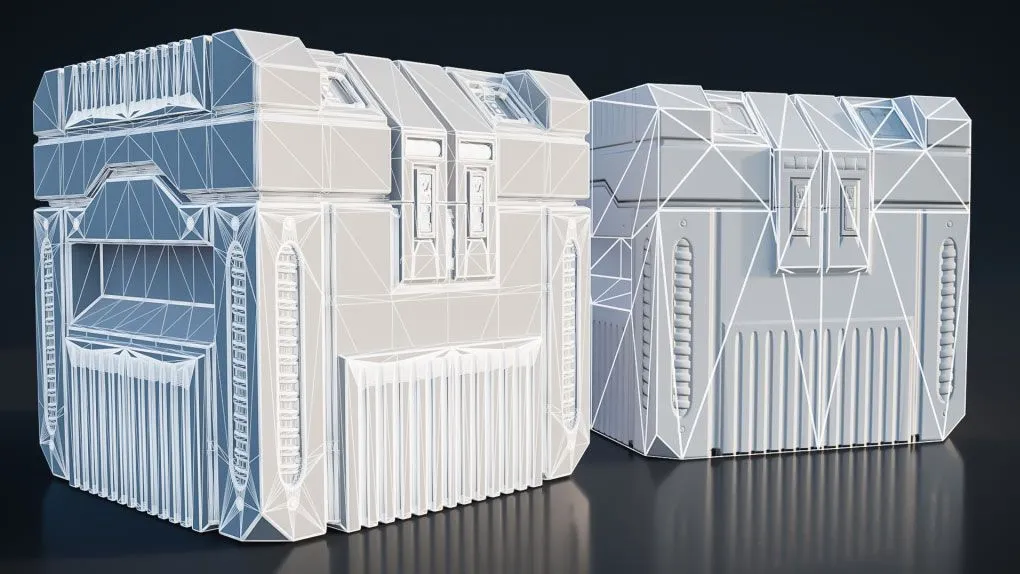 Blender高质量游戏模型法线贴图技术视频教程 Normal Map Modeling for Games