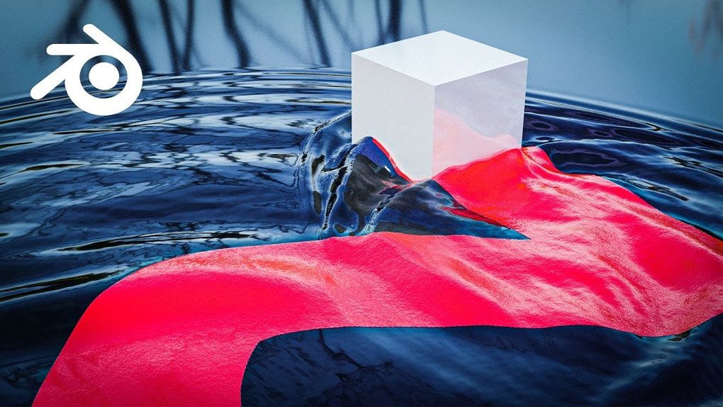 Blender中Dynamic Paint动态绘制物理系统训练视频教程 Complete Guide to Dynamic Paint in Blender Course Trailer