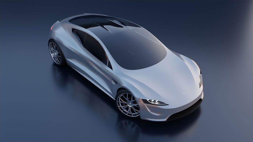 Blender特斯拉汽车硬表面建模制作训练视频教程