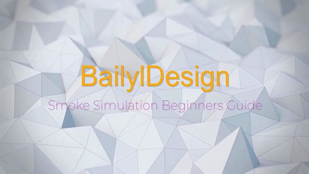 Blender液体流体模拟技术训练视频教程 Learn Blender 3D - Getting Started With Smoke Simulations by Joe Baily