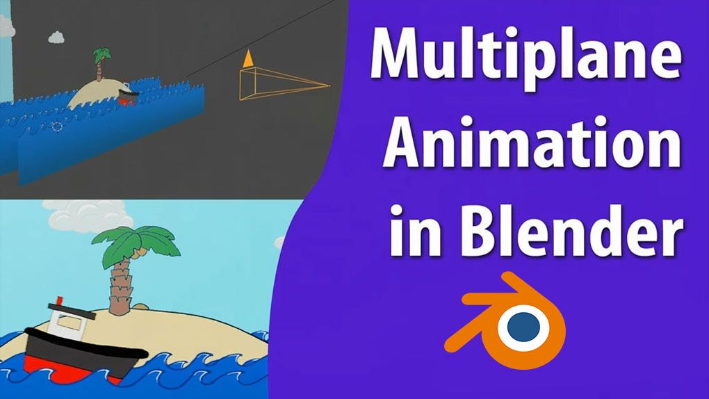 Blender多维平面卡通动画制作技术视频教程 中文字幕