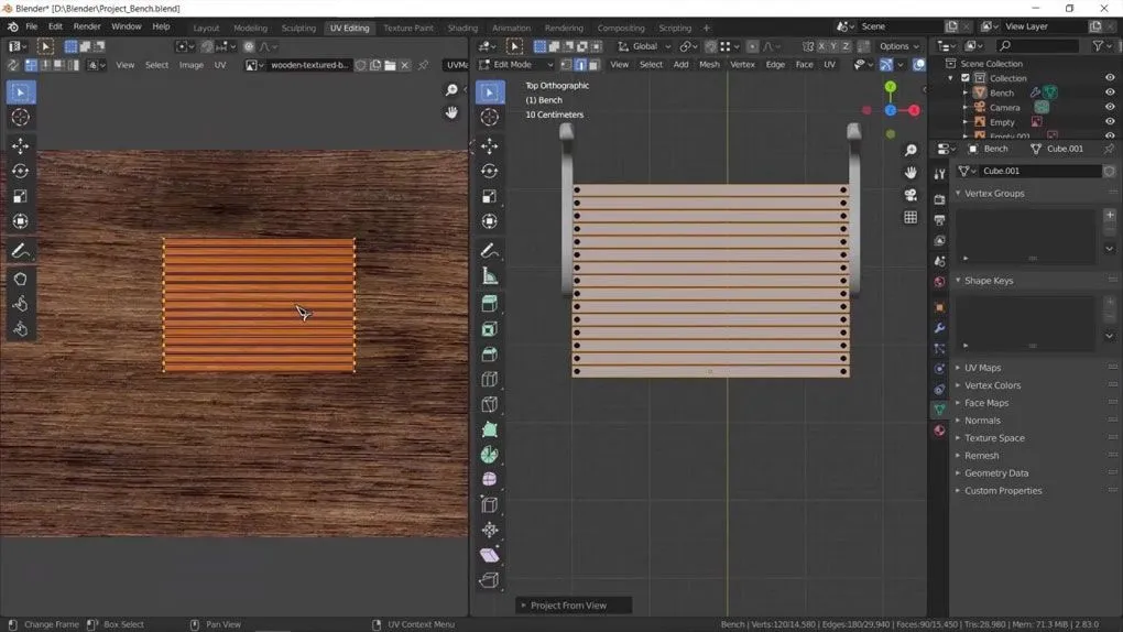 Blender公园长椅完整制作工作流程视频教程 中文字幕 Getting Started with Blender Create your very own Park Scene