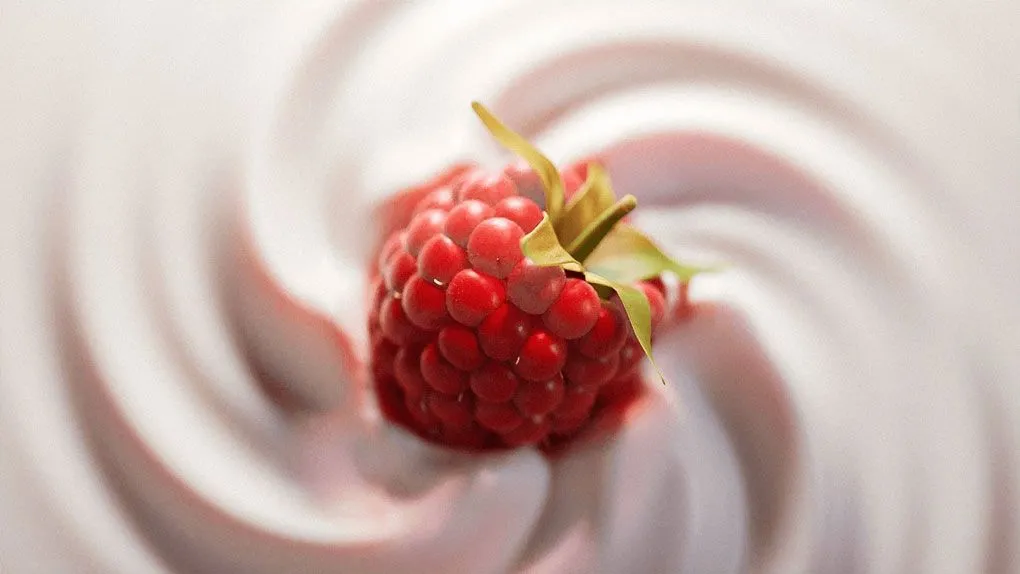 Blender几何节点树莓建模实例制作视频教程 Blender 3D Your First Geometry Nodes Project