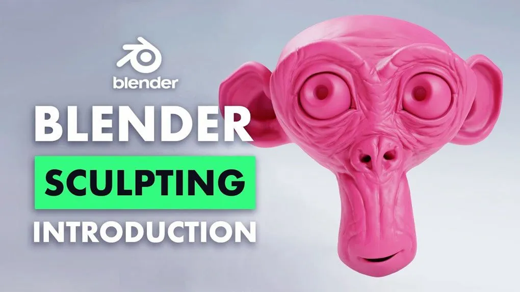Blender逼真角色雕刻技术训练视频教程 Introduction to Sculpting in Blender