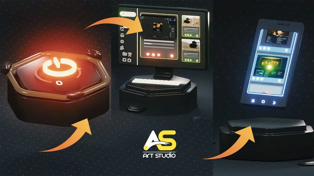 Blender弹出式风格动画实例制作训练视频教程 Learn Modelling And Animating In Blender Ui