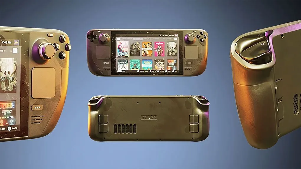 Blender掌上游戏机Steam Deck完整实例制作流程视频教程 Realistic 3D Prop for Films in Blender