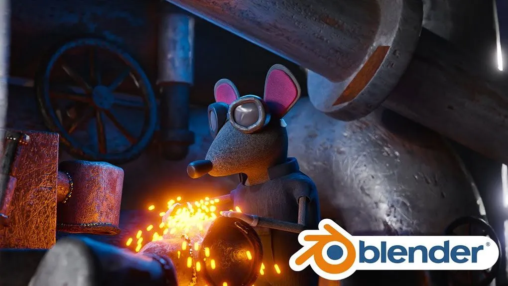 Blender小老鼠场景动画完整制作流程视频教程 Complete Blender Masterclass: Start Making Your Projects