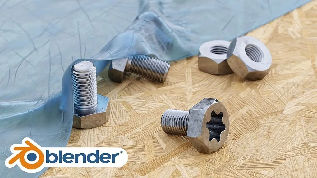 Blender逼真材质贴图基础核心技术训练视频教程 Make Realistic 3D Materials in Blender for Beginners