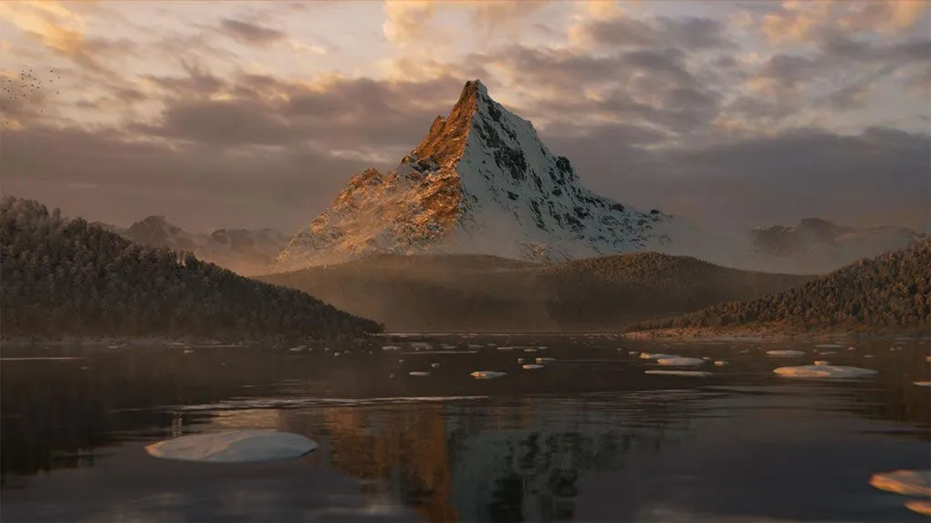 Blender大规模3D自然景观完整实例制作视频教程 Master 3D Environments in Blender