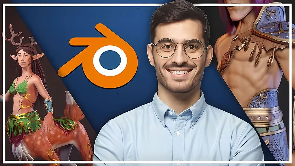 Blender精灵角色完整制作工作流程视频教程 Blender Character Creation Megacourse: Beginner to Exper