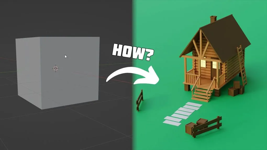 Blender三维艺术制作初学者指南视频教程 Blender Mastery: Your Beginner's Guide to 3D Artistry