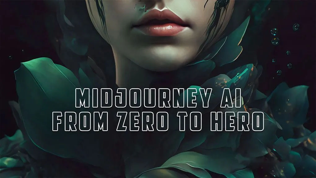 Midjourney AI人工智能艺术创作转化创收视频教程 中文字幕 Midjourney AI for Passive Income: Create & Sell Your Art