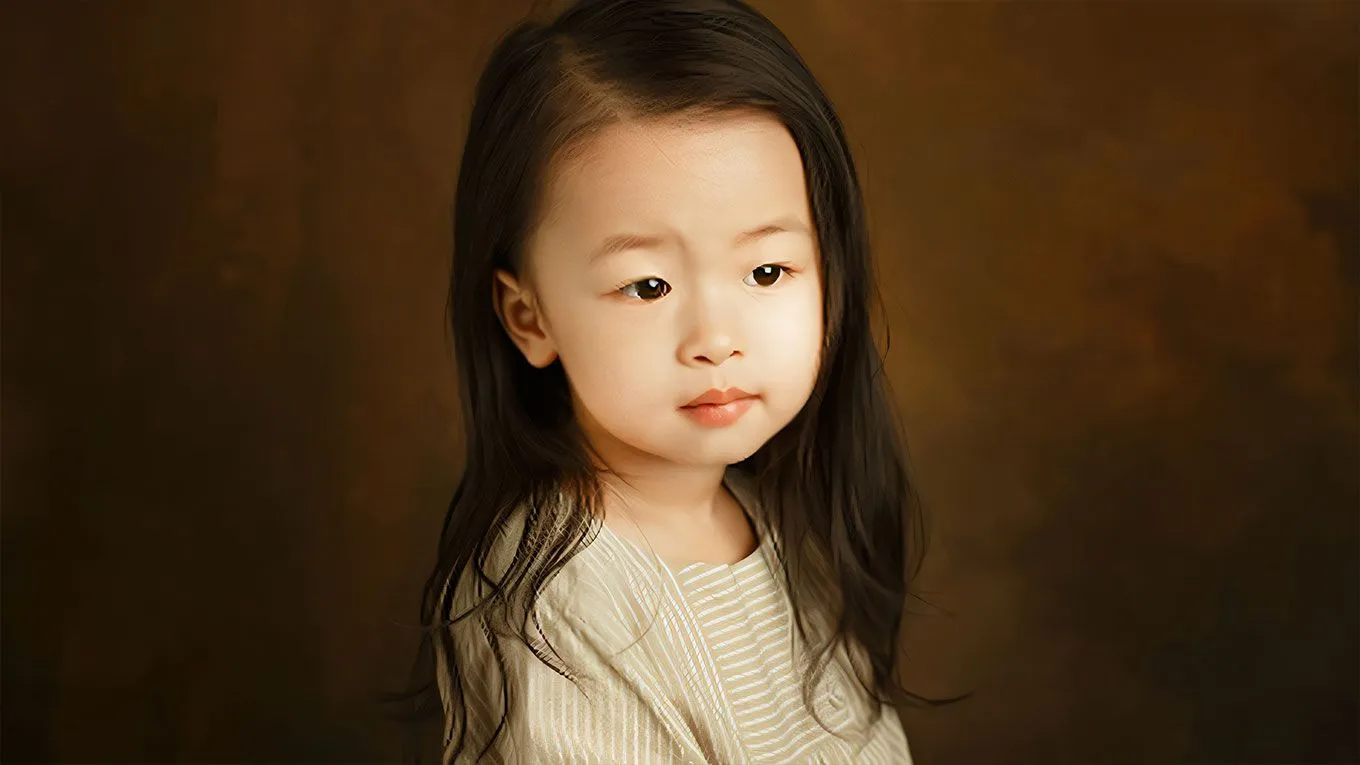 中小童儿童肖像摄影技巧及后期中文教程 附练习素材