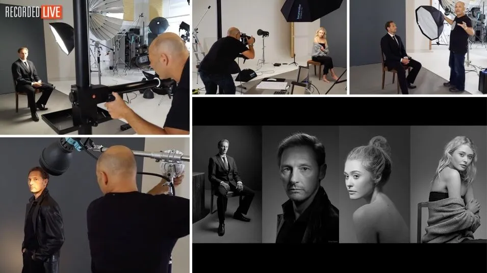 Karl Taylor创意人像系列-拍摄黑白美女肖像教程 中英字幕