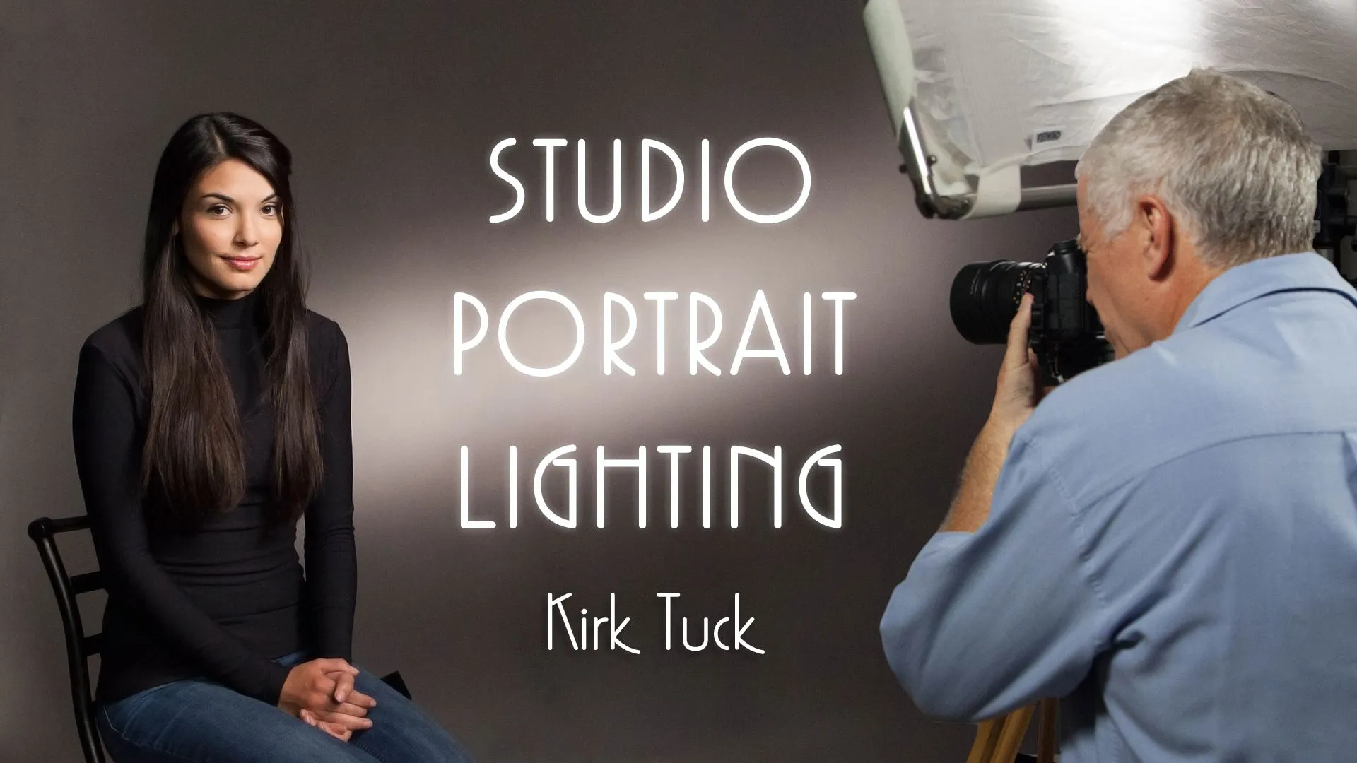 摄影师Kirk Tuck摄影棚单灯人像布光照明摄影教程 中文字幕 Studio Portrait Lighting