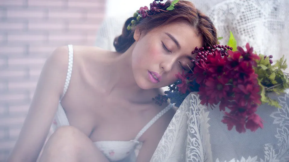 33张中式私房美女写真修图摄影原片RAW原片素材