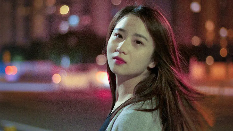 8张美女模特外拍夜景人像写真摄影原片RAW原片素材