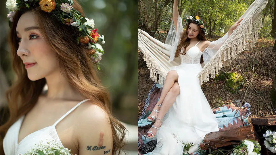 3张影楼外拍人像写真婚纱摄影原片RAW原片素材