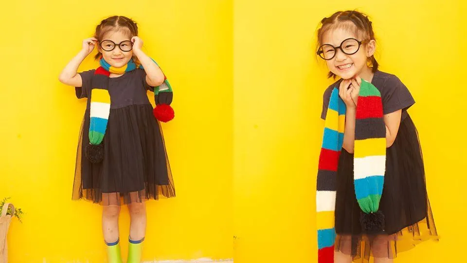 6张影楼工作室儿童纯色背景影棚人像写真摄影原片RAW原片素材