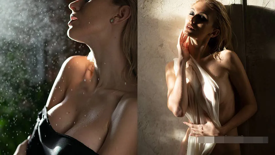 4张Nino Batista国外性感美女模特人像私房写真摄影原片RAW原片素材