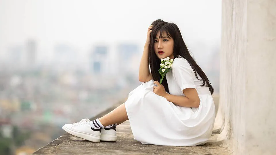 18张天台小清新美女写真摄影原片RAW原片素材