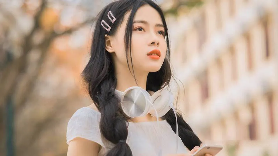 18张户外少女清新人像写真摄影原片RAW原片素材