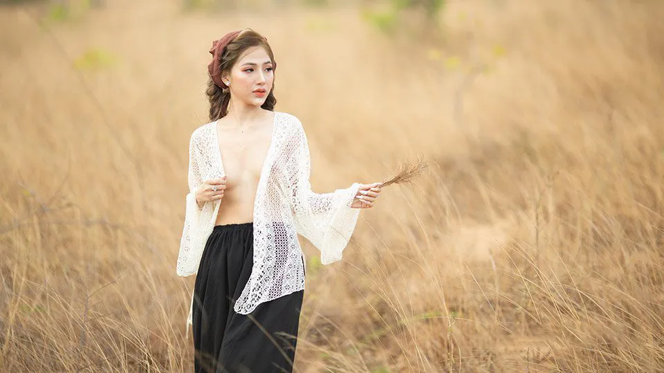 45张户外美女美私房人像写真摄影原片RAW原片素材