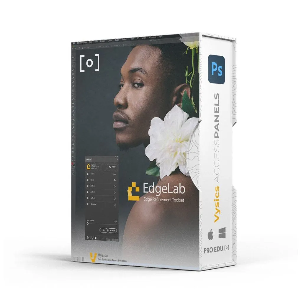 PROEDU - 完美产品修饰边缘细化精修扩展插件- EdgeLab for Photoshop 附中文字幕教程