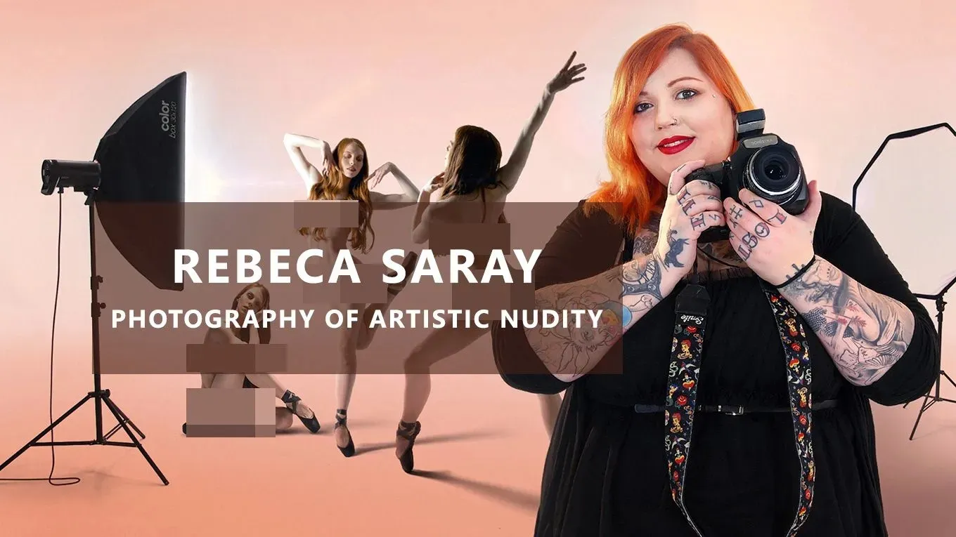 西班牙摄影师Rebeca Saray魔幻艺术私房人像摄影及后期教程-中英字幕