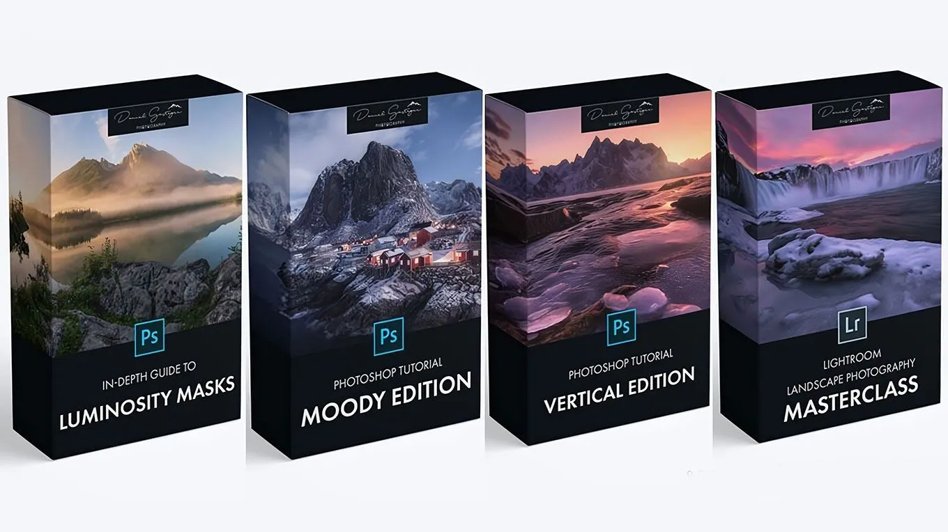 风光摄影师Daniel Gastager风光摄影后期处理大师班4套典藏版 中文字幕