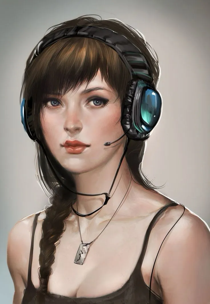 游戏女孩数字绘画训练视频教程 Gumroad Gamer girl Digital Painting