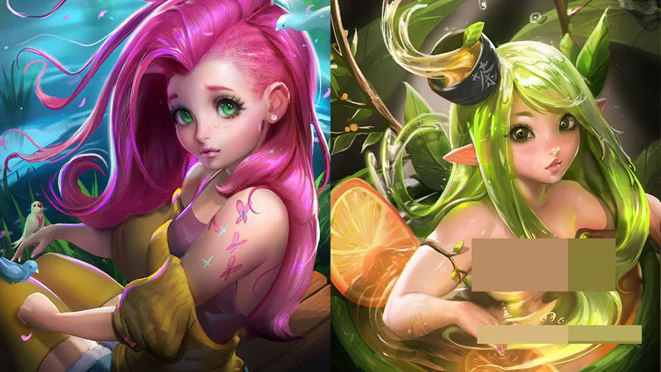 P站画师Sakimi Chan超级卡通角色手绘实例训练教程16季