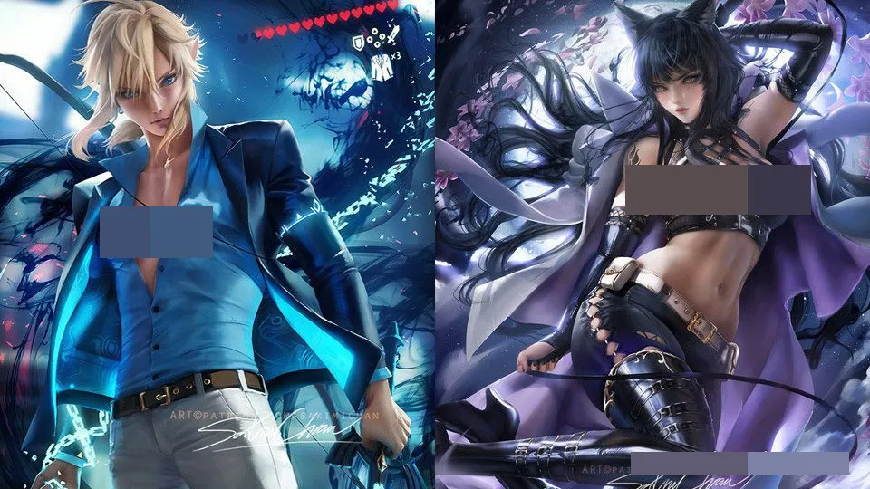 P站画师Sakimi Chan超级卡通角色手绘实例训练教程85季