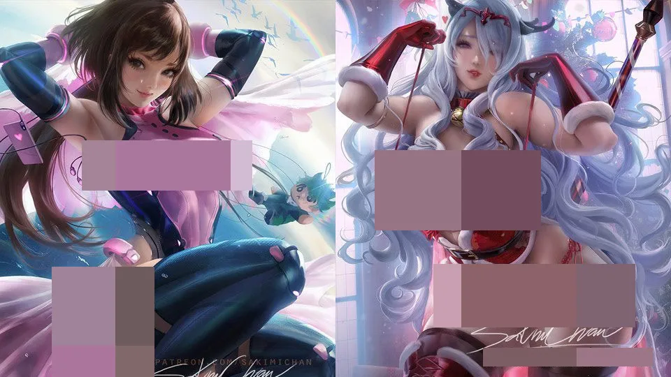 P站画师Sakimi Chan超级卡通角色手绘实例训练教程91季